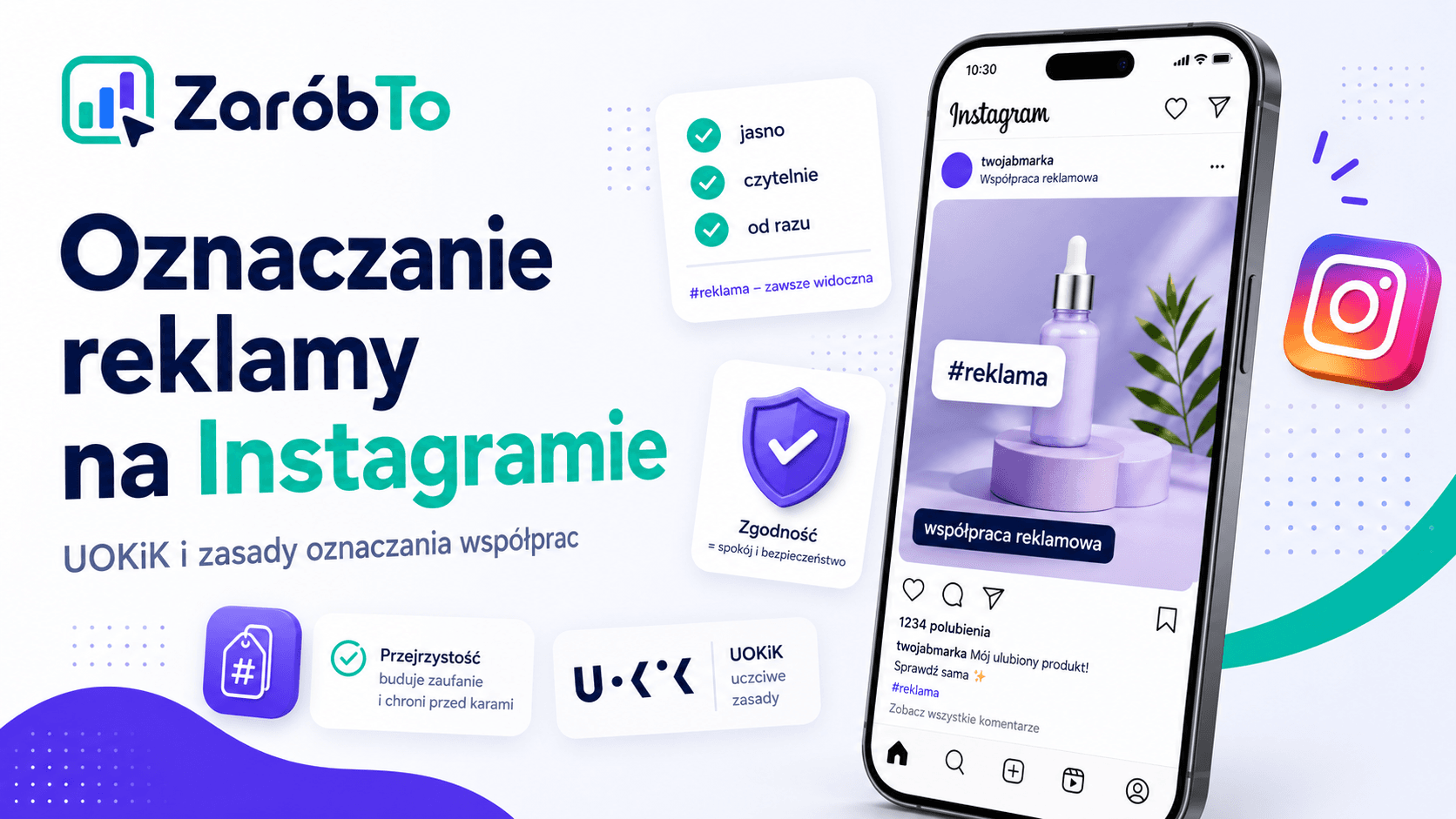 Oznaczanie reklamy na Instagramie zgodnie z UOKiK