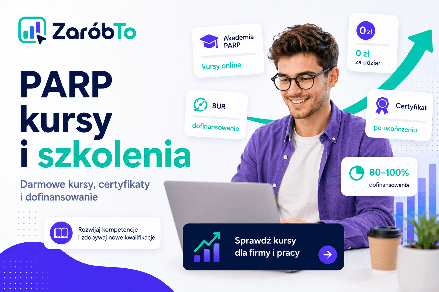PARP kursy i szkolenia - darmowe kursy online, certyfikat i dofinansowanie