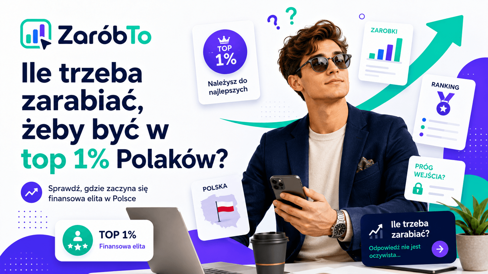 Ile trzeba zarabiać, żeby być w top 1% Polaków