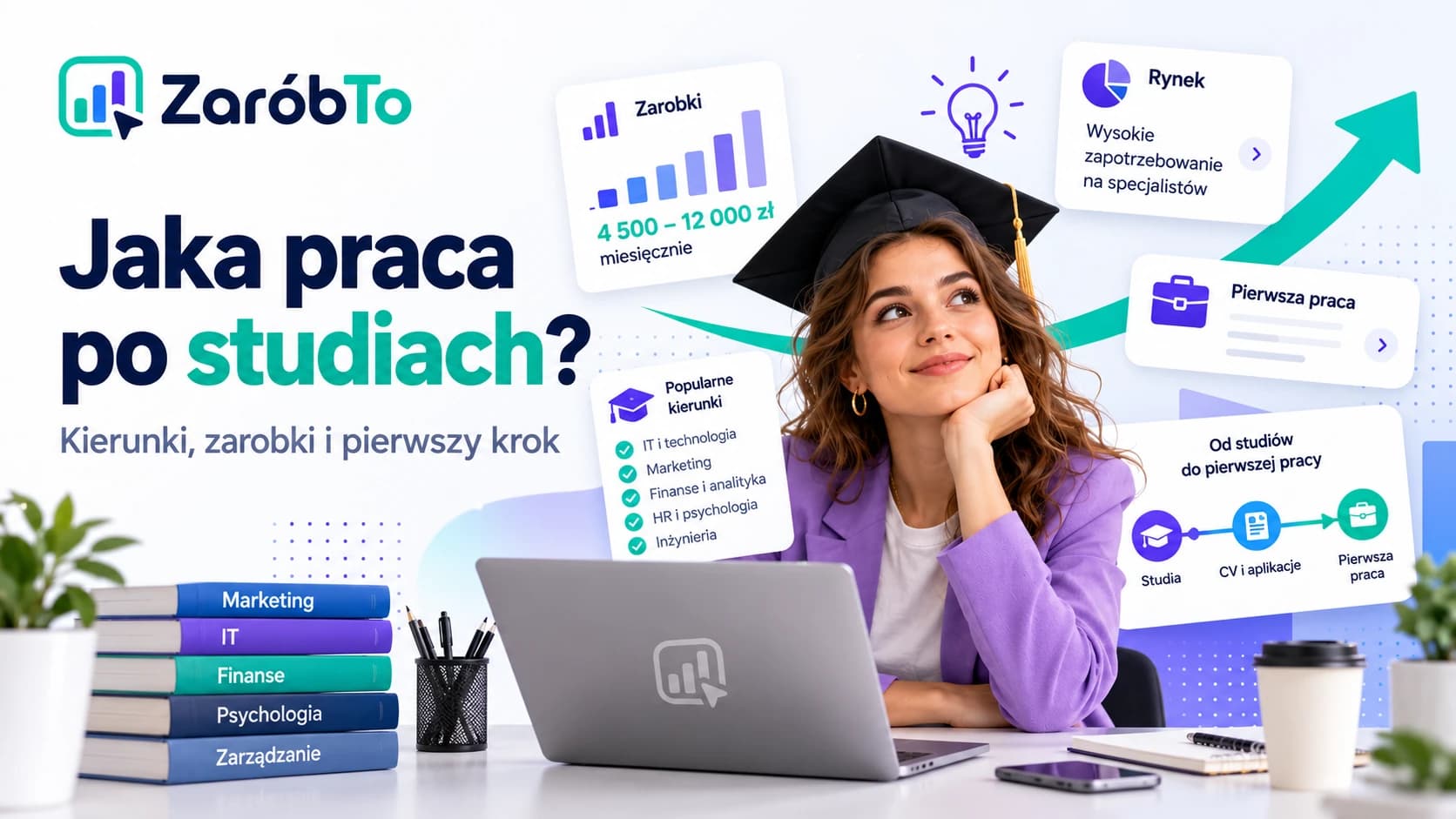 Jaka praca po studiach? Wybór zawodu, zarobki i pierwsza praca — ZaróbTo
